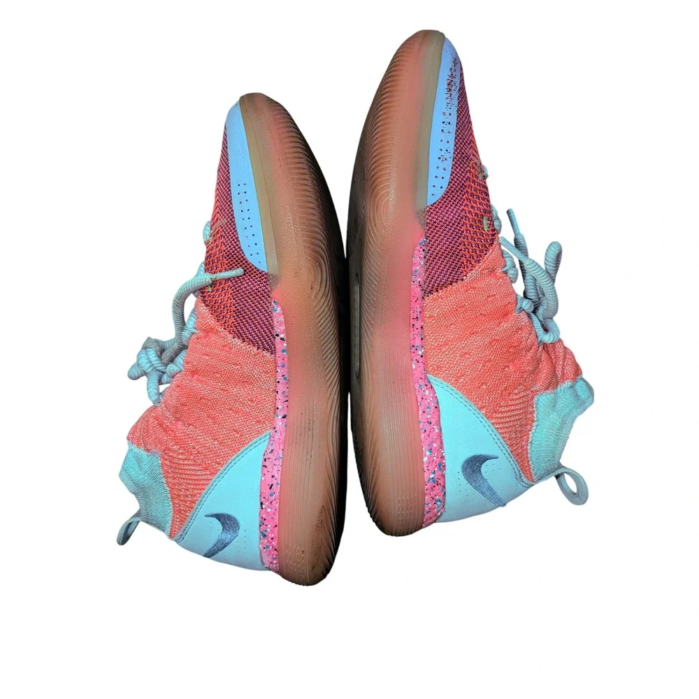 Nike Zoom KD 11 EYBL Peach Jam Hot Punch Lime Blast AO2602-600 Mens Basketball